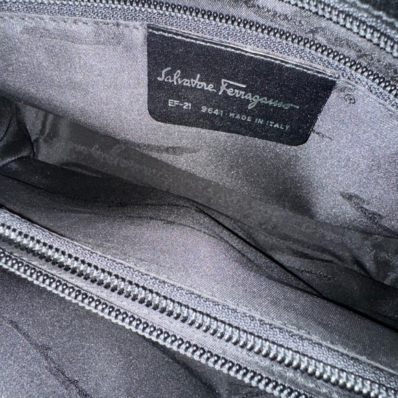 Salvatore Ferragamo Black Leather Shoulder Bag | Good Used Condition - Picture 5 of 14